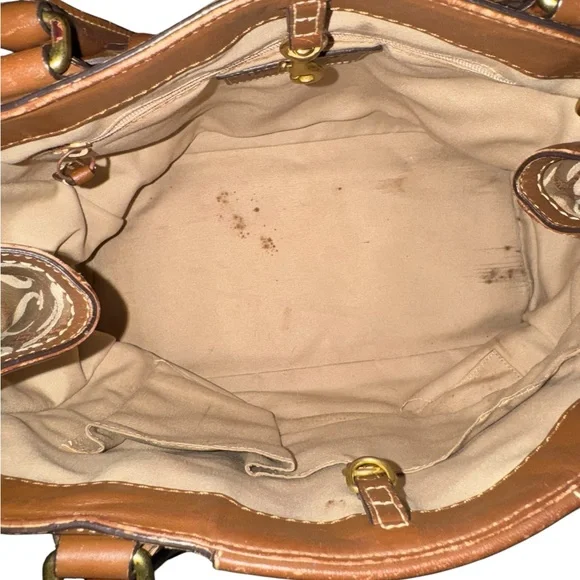 Coach Hampton Signature Satchel - Picture 10 of 13